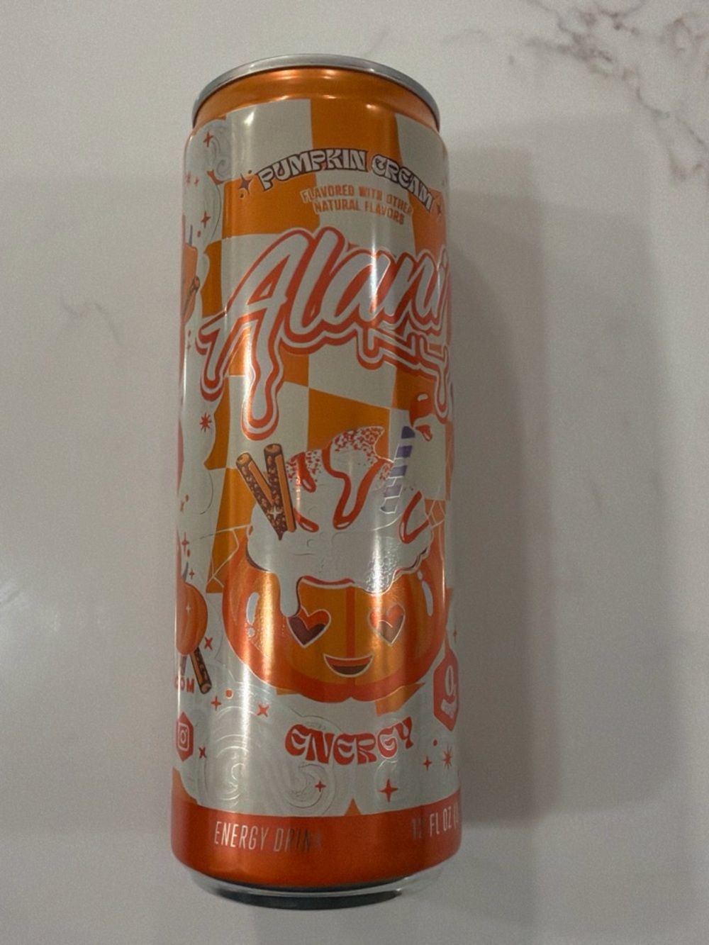 Pumpkin Cream Energy Drink - Orange